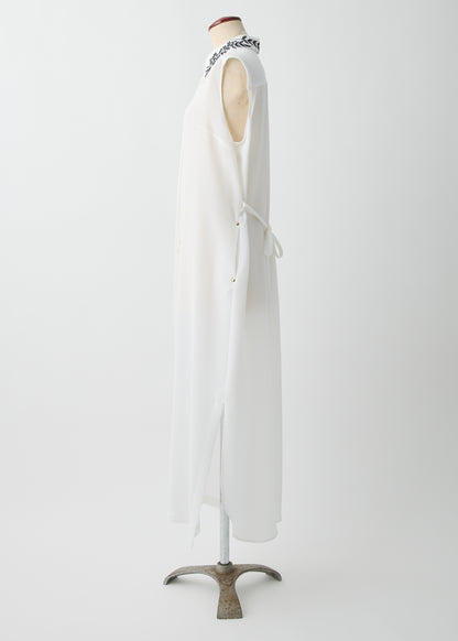 受注　Stretch Twill (Spiraea)／one-piece white【F015-05011】