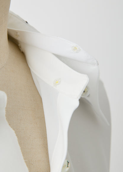 受注　Stretch Twill (Spiraea)／one-piece white【F015-05011】