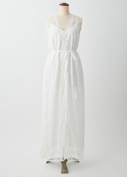 受注　Lace／one-piece white【F015-05018】
