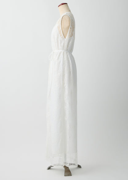 受注　Lace／one-piece white【F015-05018】