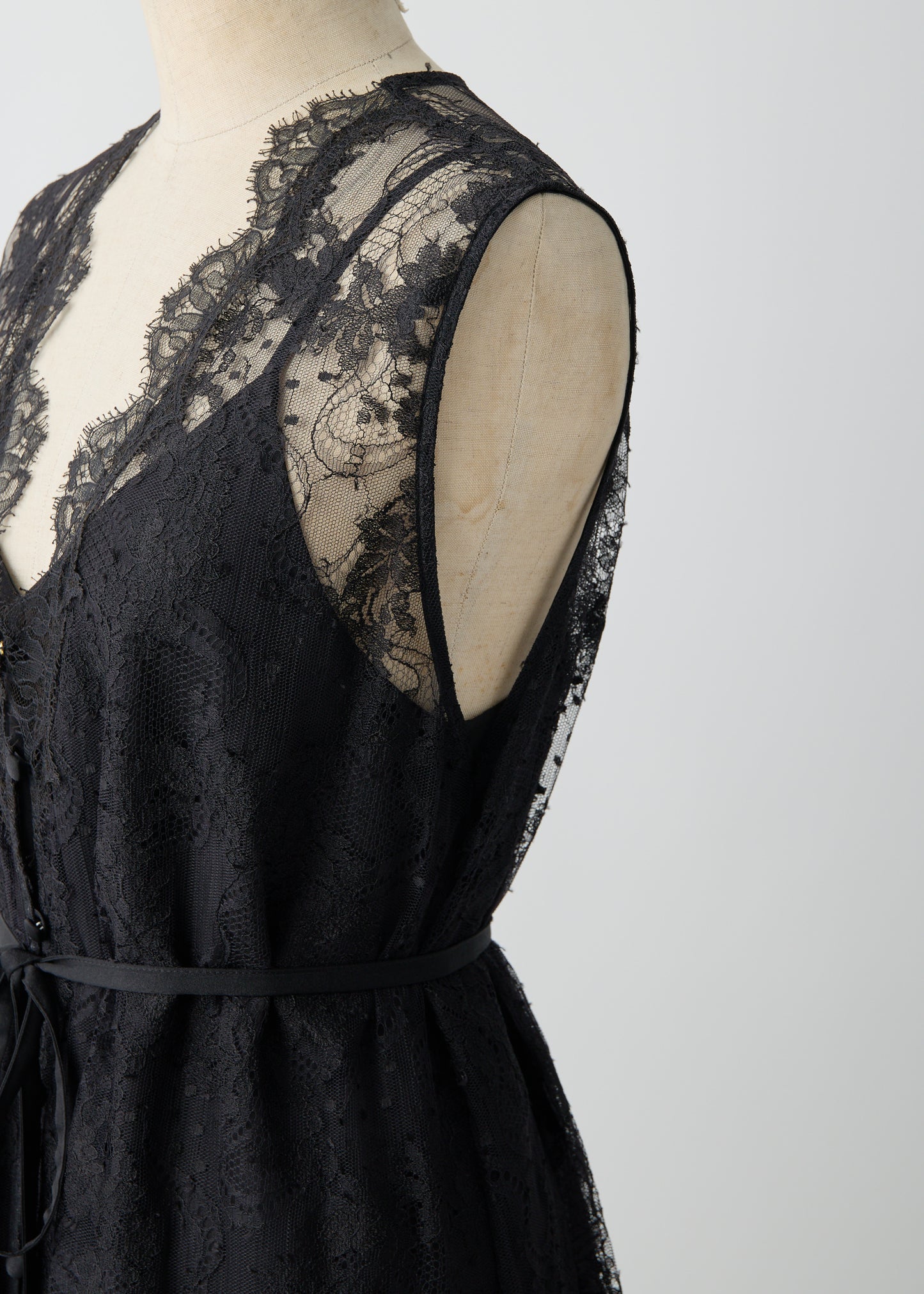 受注　Lace／one-piece black【F015-05018】