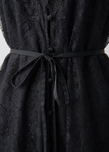 受注　Lace／one-piece black【F015-05018】