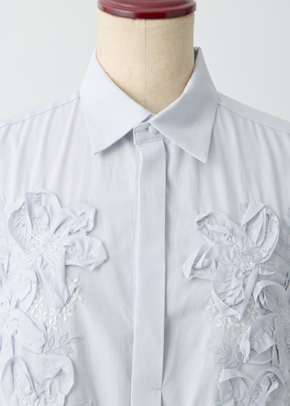 受注　Wander Bloom(chambray)／one-piece【F015-05012】