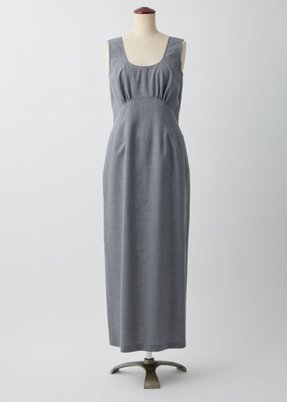 受注　2/80 Wool／one-piece H-gray【F015-05007】