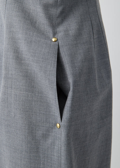 受注　2/80 Wool／one-piece H-gray【F015-05007】