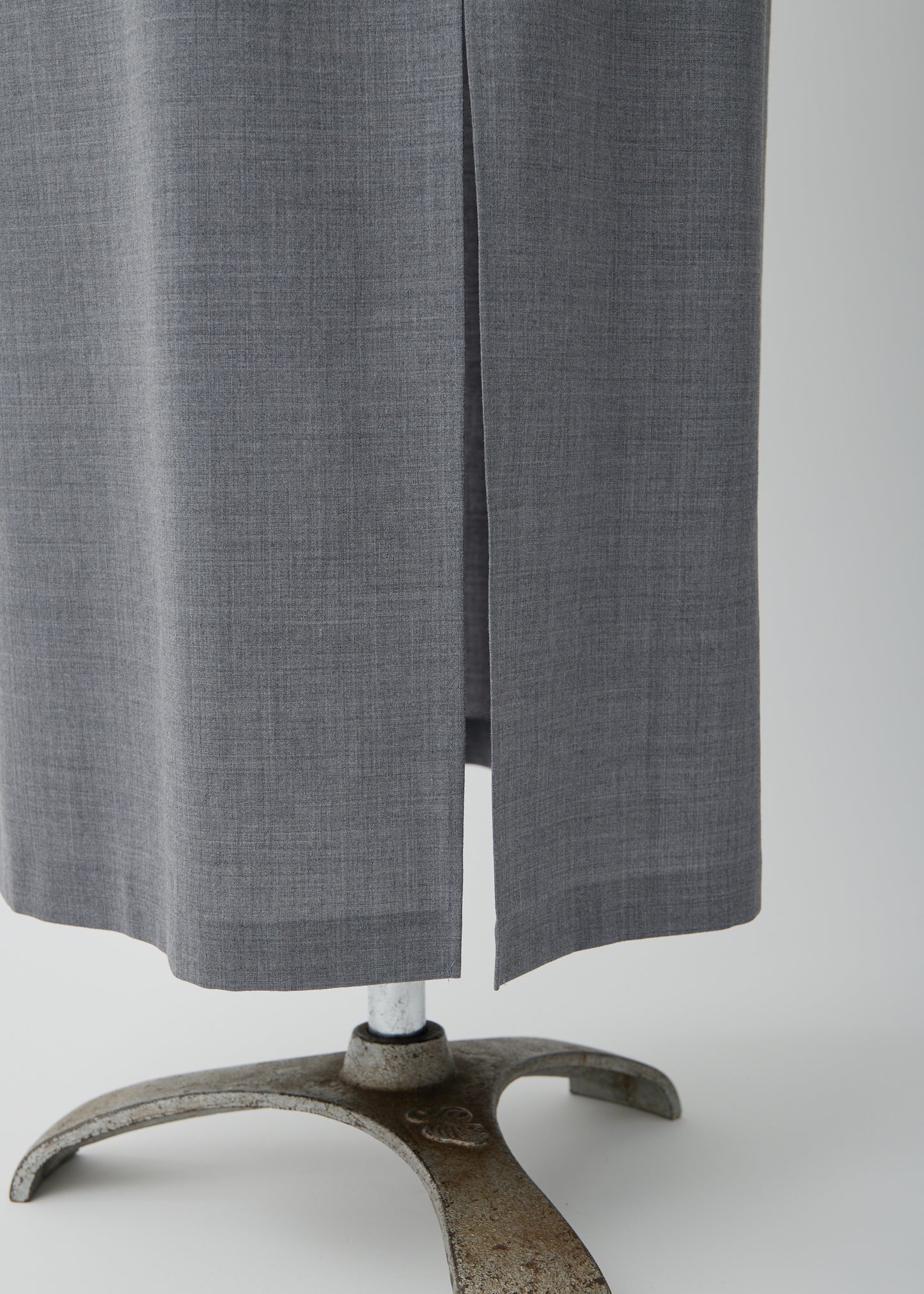 受注　2/80 Wool／one-piece H-gray【F015-05007】