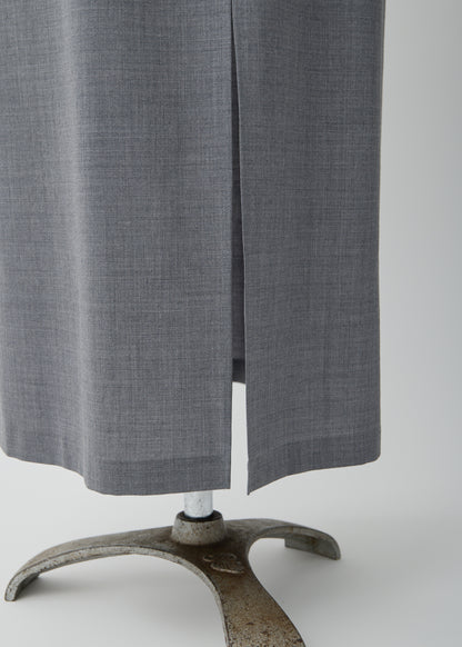 受注　2/80 Wool／one-piece H-gray【F015-05007】