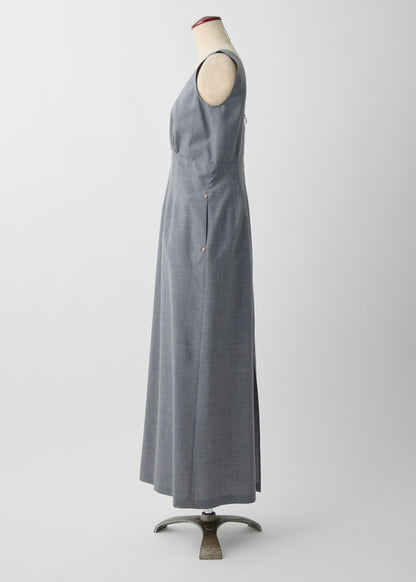 受注　2/80 Wool／one-piece H-gray【F015-05007】