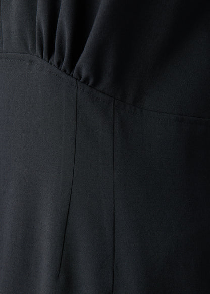 受注　2/80 Wool／one-piece black【F015-05007】