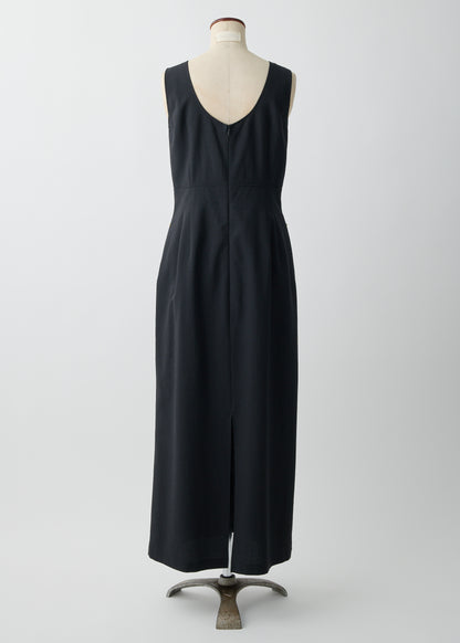 受注　2/80 Wool／one-piece black【F015-05007】
