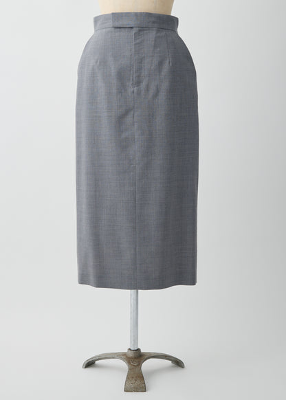 受注　2/80 Wool／skirt H-gray【F015-07006】