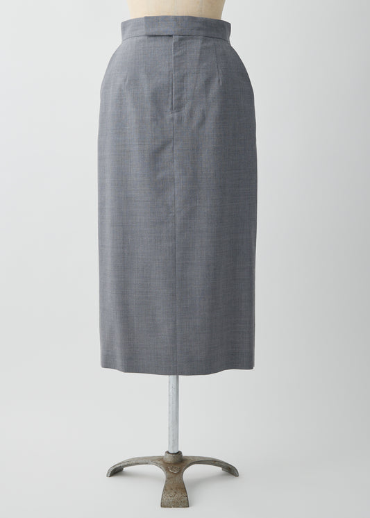 受注　2/80 Wool／skirt H-gray【F015-07006】