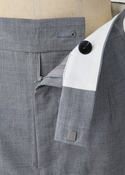 受注　2/80 Wool／skirt H-gray【F015-07006】