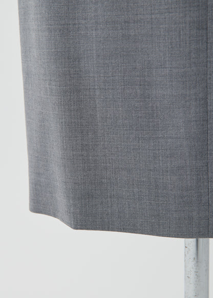 受注　2/80 Wool／skirt H-gray【F015-07006】