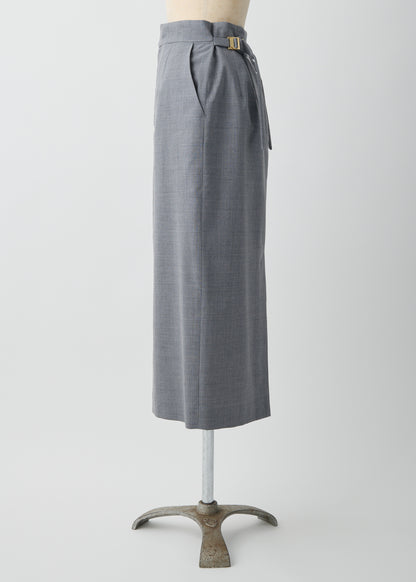 受注　2/80 Wool／skirt H-gray【F015-07006】
