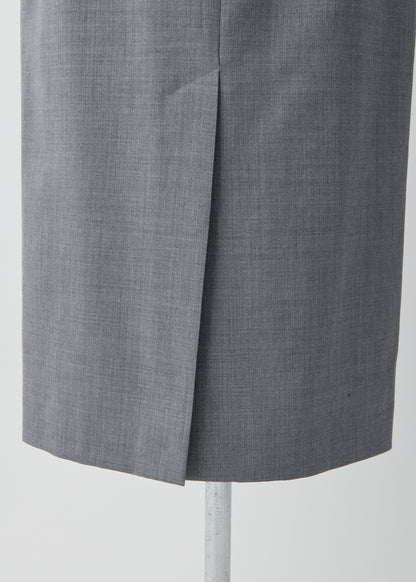 受注　2/80 Wool／skirt H-gray【F015-07006】