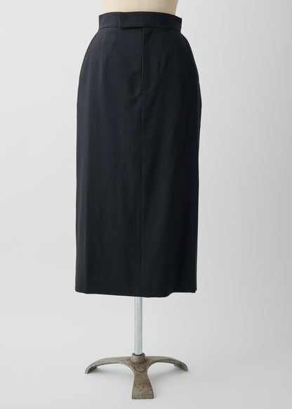 受注　2/80 Wool／skirt black【F015-07006】