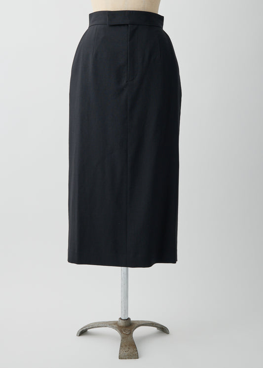 受注　2/80 Wool／skirt black【F015-07006】