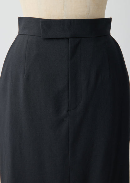 受注　2/80 Wool／skirt black【F015-07006】