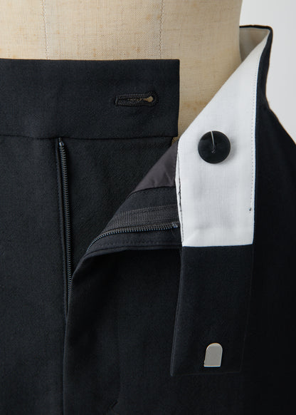 受注　2/80 Wool／skirt black【F015-07006】