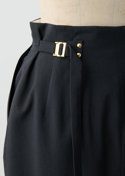 受注　2/80 Wool／skirt black【F015-07006】