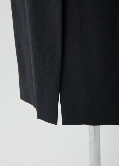 受注　2/80 Wool／skirt black【F015-07006】