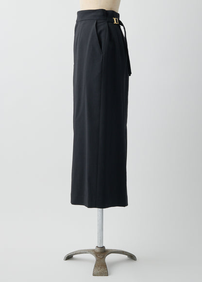 受注　2/80 Wool／skirt black【F015-07006】