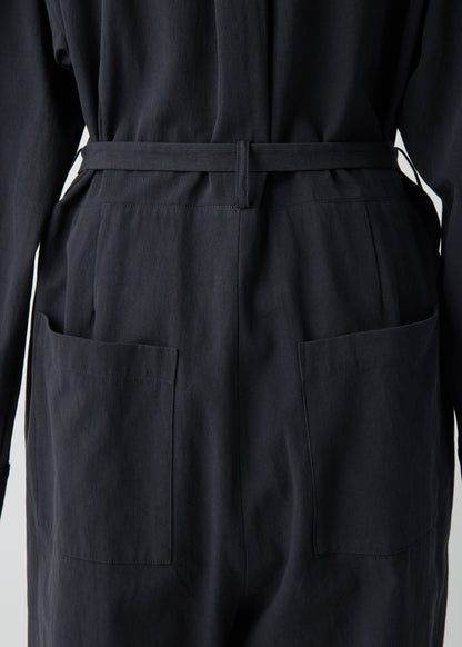 受注　Organic Field／jumpsuit white・ blue・navy・black【F015-06009】