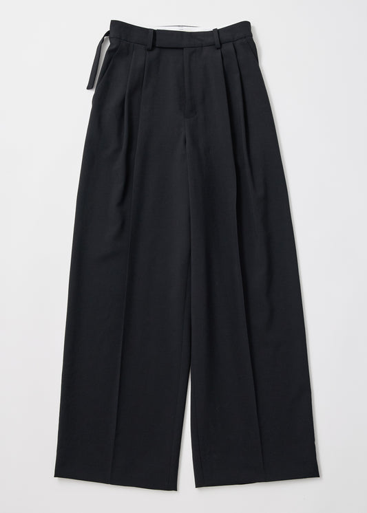 受注　2/80 Wool／pants black【F015-06008】