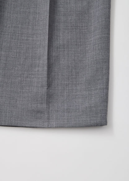 受注　2/80 Wool／pants H-gray【F015-06008】