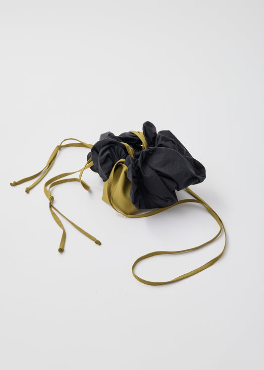 受注　Bloom Voyage／mini bag olive yellow【F015-10027】