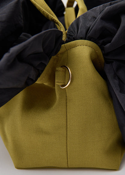 受注　Bloom Voyage／mini bag olive yellow【F015-10027】