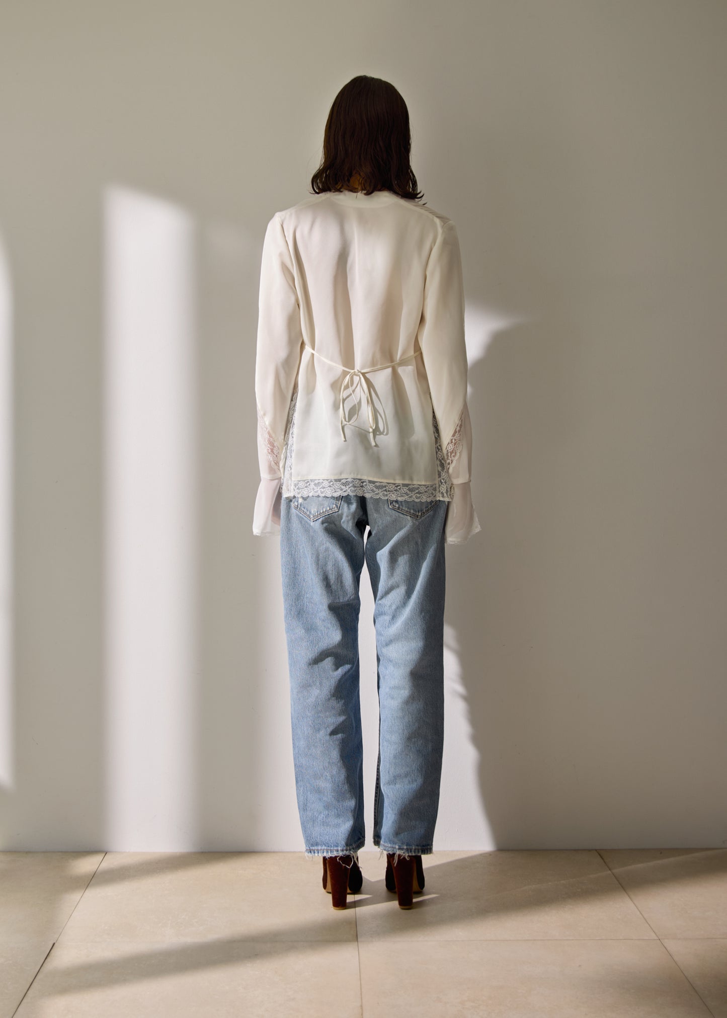 受注　satin／blouse【F016-08015】