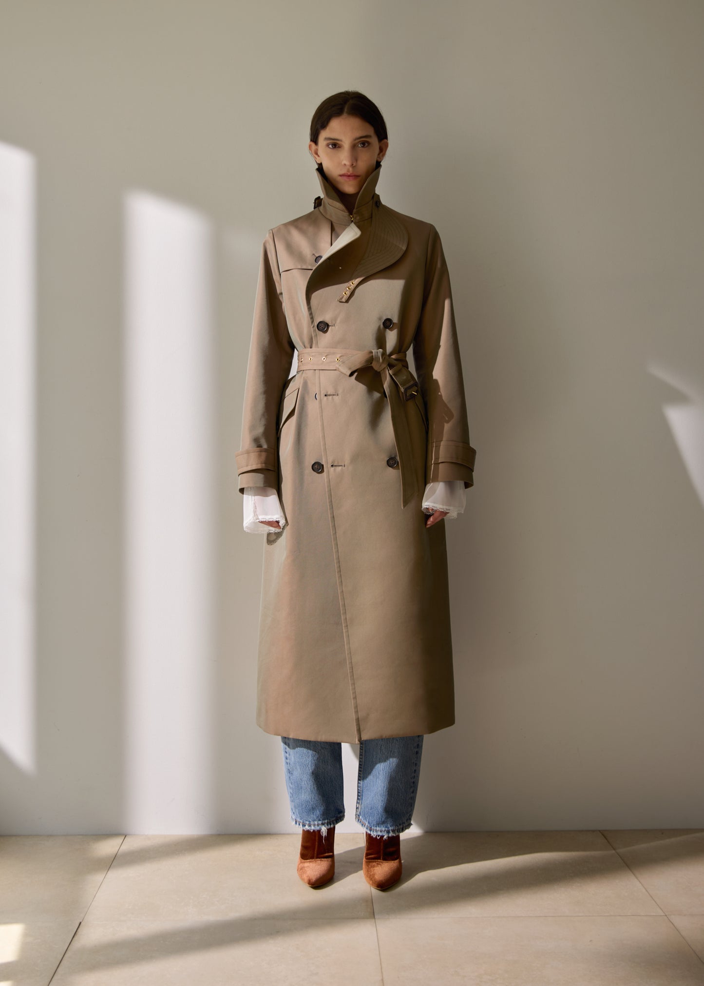 受注　Water-repellent twill／coat【F016-09013】