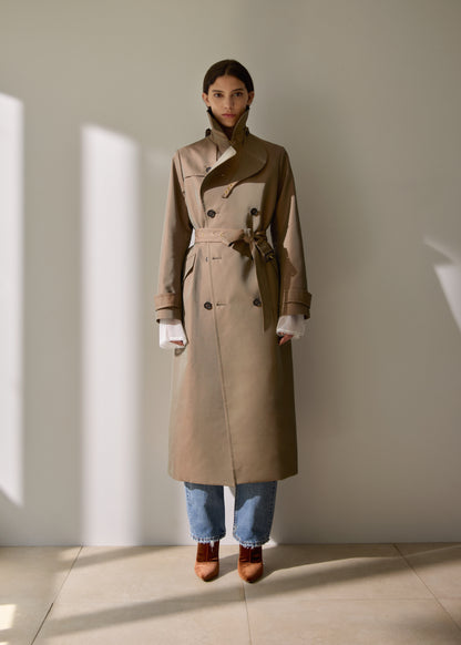 受注　Water-repellent twill／coat【F016-09013】