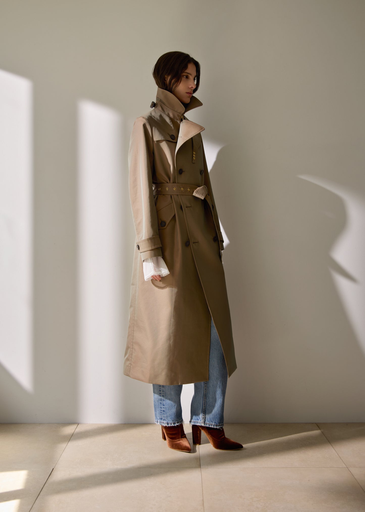 受注　Water-repellent twill／coat【F016-09013】