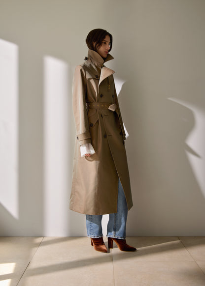 受注　Water-repellent twill／coat【F016-09013】