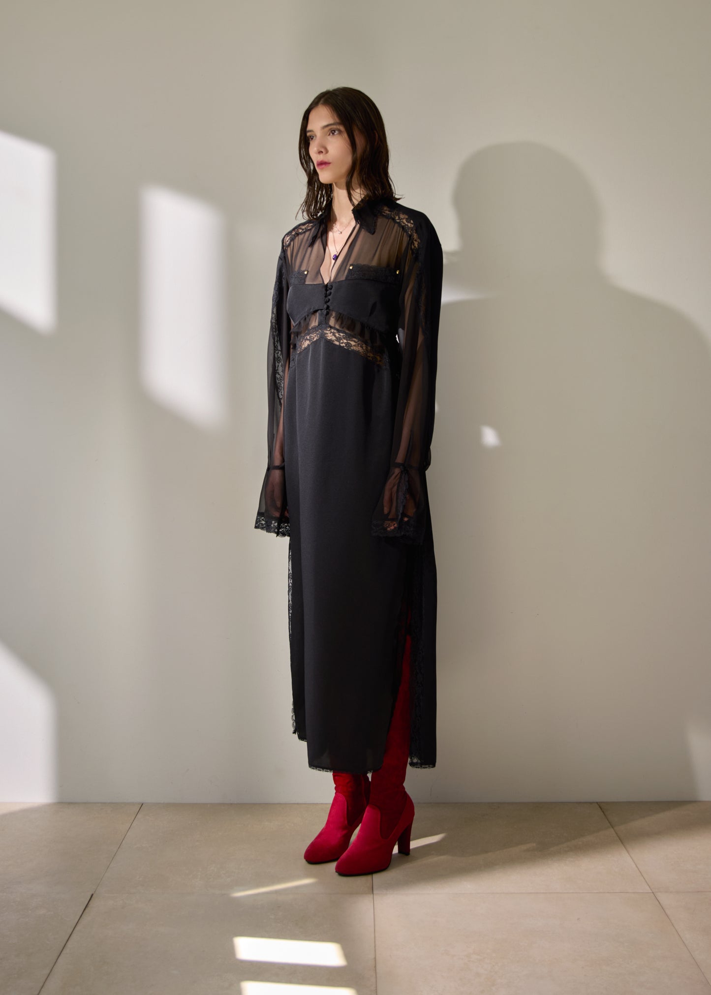 受注　satin／dress【F016-05014】