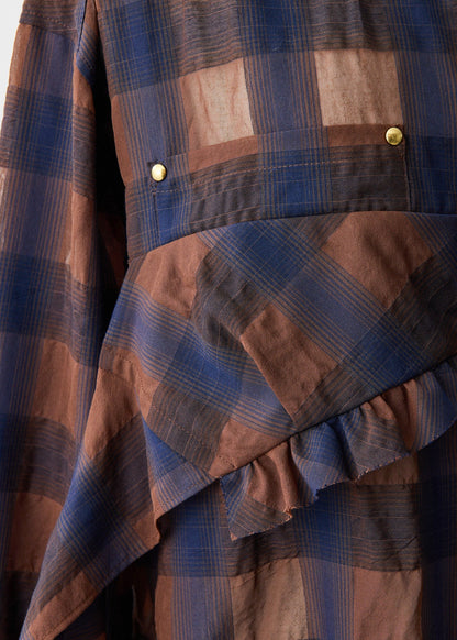 受注　Veil Check／one-piece【F016-05004】