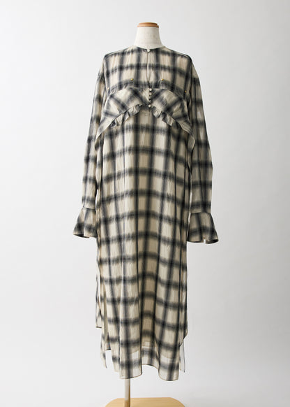 受注　Veil Check／one-piece【F016-05004】