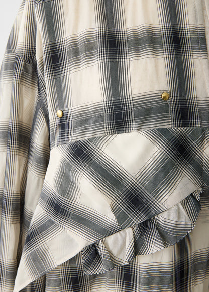 受注　Veil Check／one-piece【F016-05004】