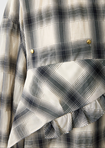受注　Veil Check／one-piece【F016-05004】