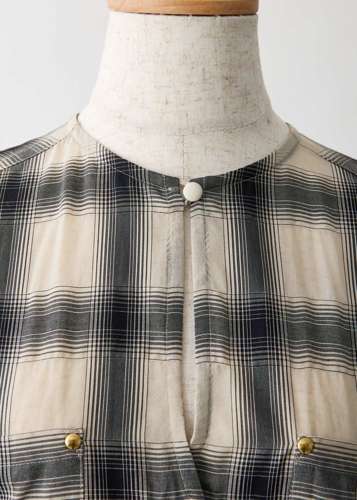 受注　Veil Check／one-piece【F016-05004】
