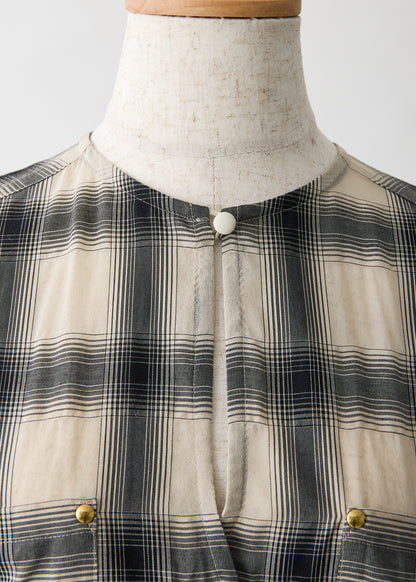 受注　Veil Check／one-piece【F016-05004】