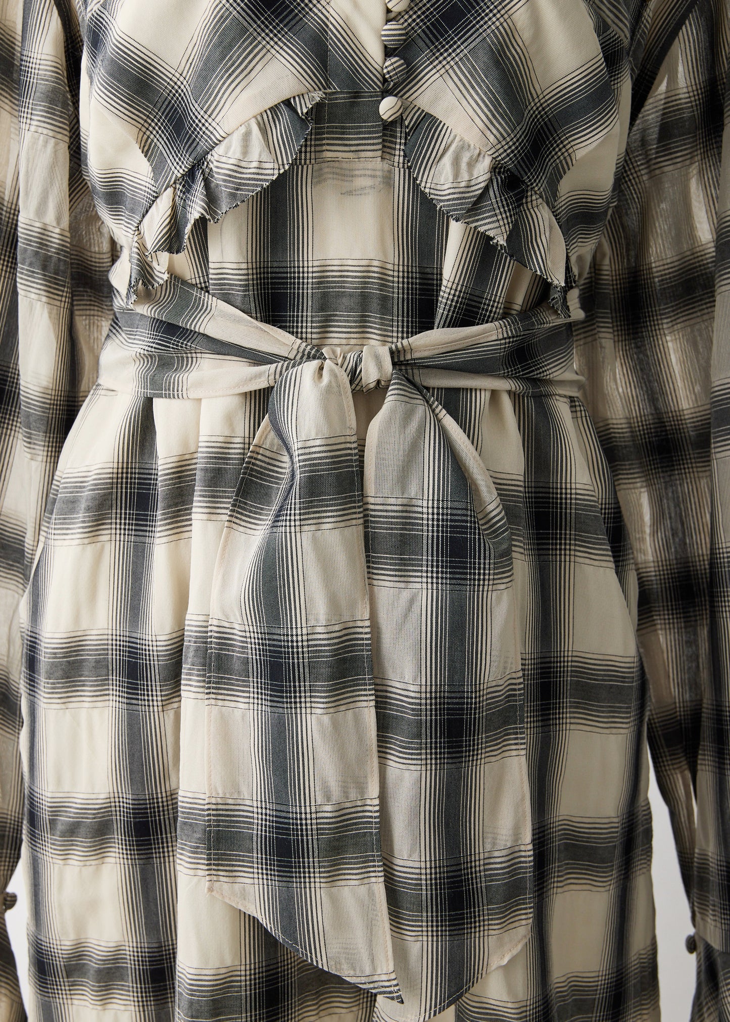 受注　Veil Check／one-piece【F016-05004】