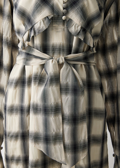 受注　Veil Check／one-piece【F016-05004】