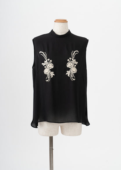 受注　Oriental Poppy／blouse【F017-08009】