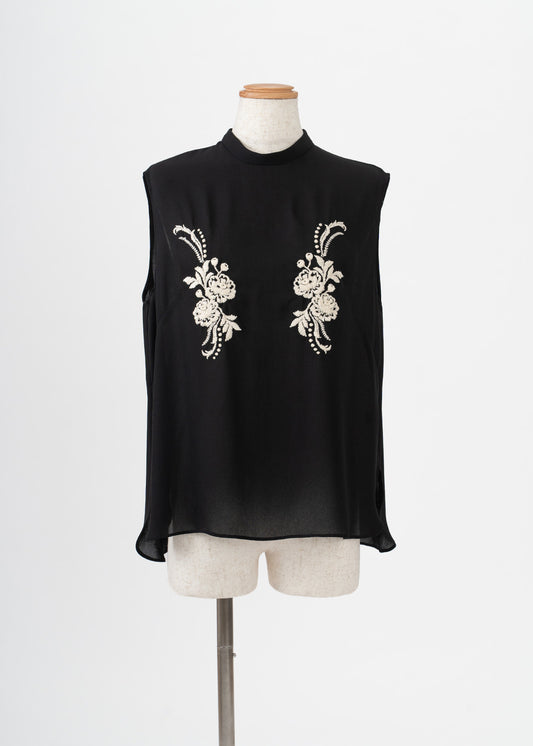 受注　Oriental Poppy／blouse【F017-08009】