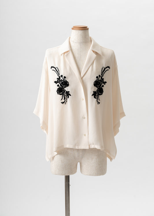 受注　Oriental Poppy／blouse【F017-08004】