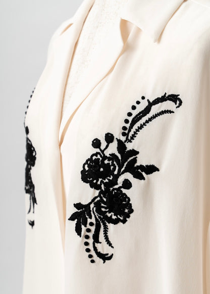 受注　Oriental Poppy／blouse【F017-08004】